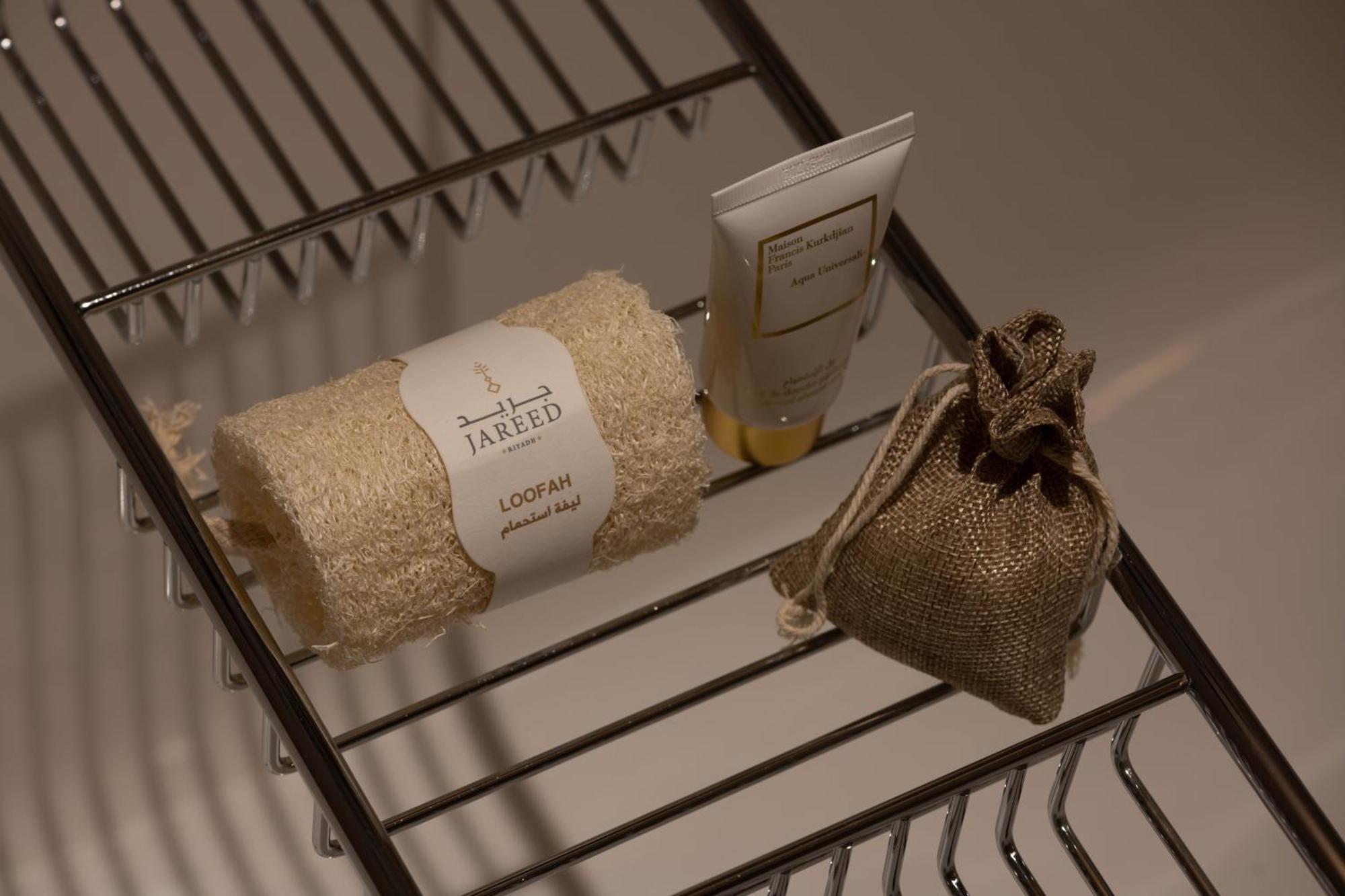 Jareed Hotel Riyadh Exterior photo A selection of amenities by the company